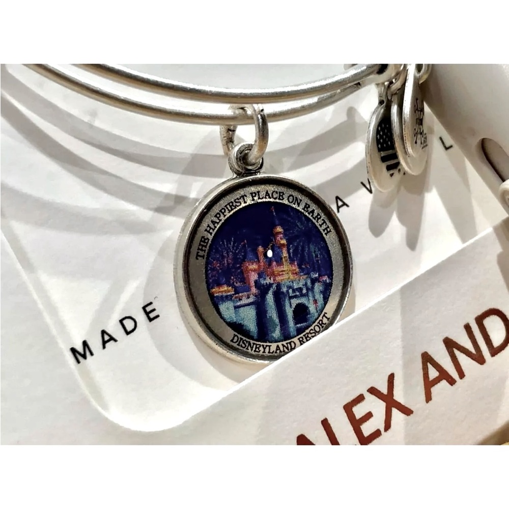 ALEX AND ANI Disneyland Happiest Place On Earth Charm Bangle Bracelet